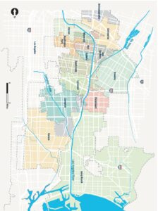 Lower LA River map